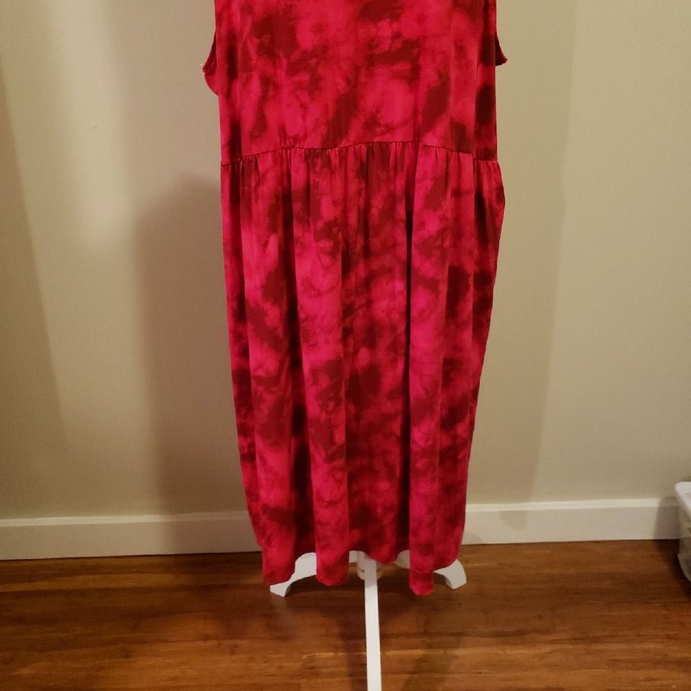 Sunday Sale! Sleeveless Swing Dress - 4X - Picture 5 of 5